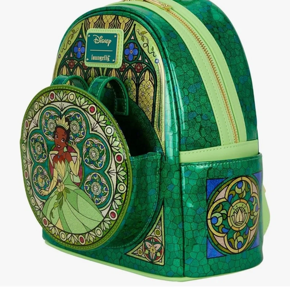 Loungefly Disney Princess Stained Glass Collection: Tiana Mini-Backpack